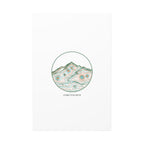 Topographic Contour Line Mountain Canvas, topographic map print | terrain poster