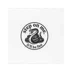 Car Magnet — "Step on Me, It'll Be Fun" Coiled Snake Decal
