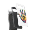 Hands Off Phone Case — Bold Geometric Palm Graphic