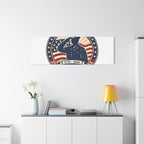 Memorial Day USA 250 Canvas, 1776–2026 Vintage Distressed Patriotic Print