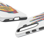 Hands Off Phone Case — Bold Geometric Palm Graphic