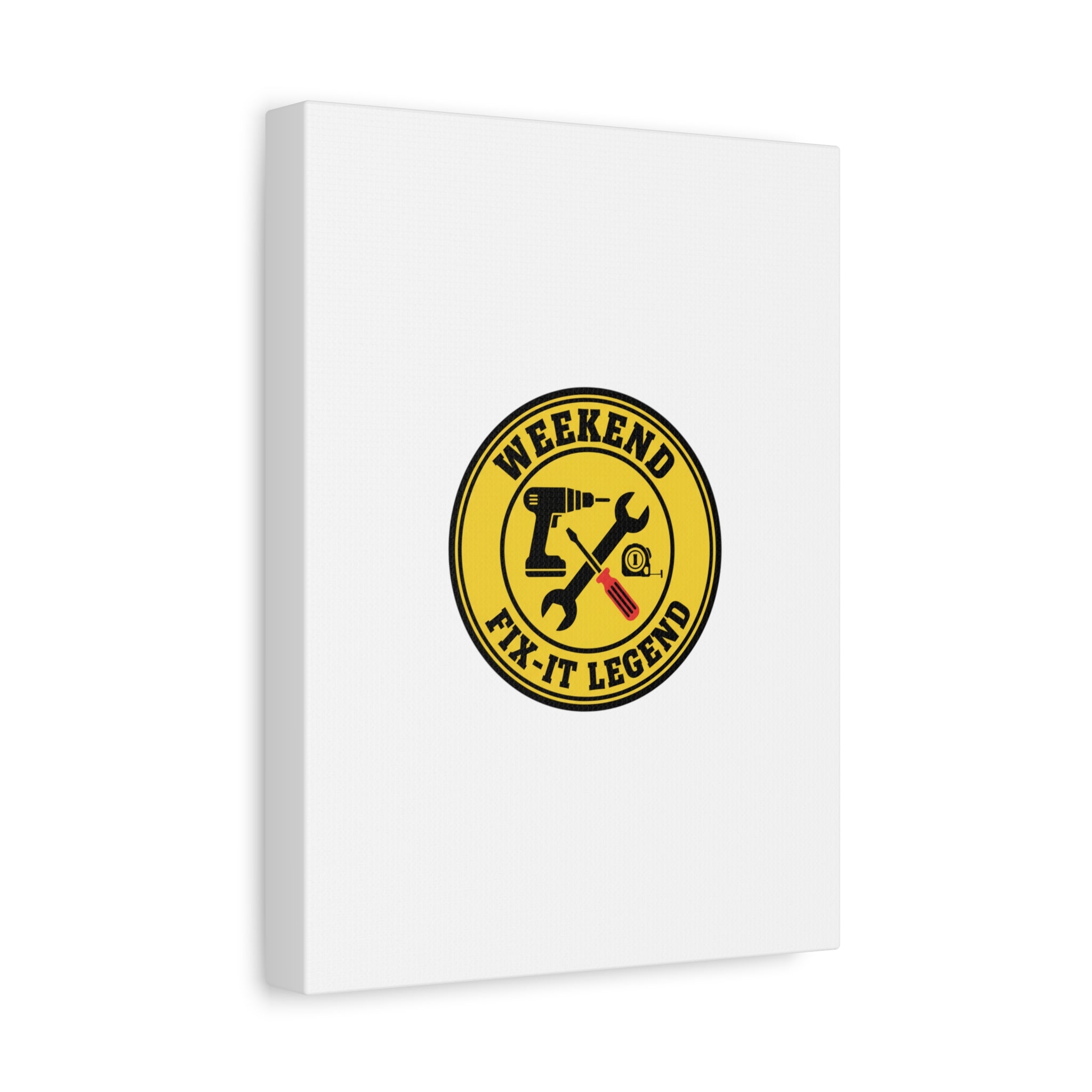 Weekend Fix-It Legend Canvas | DIY maker graphic, workshop tools