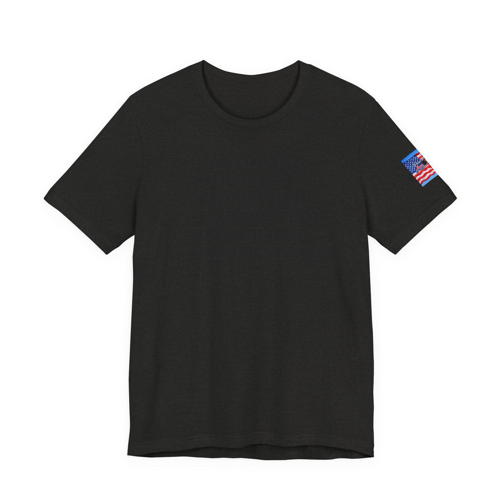 T-Shirt — "what part of: locate, close with, and destroy do you not understand?" Minimalist Text Tee