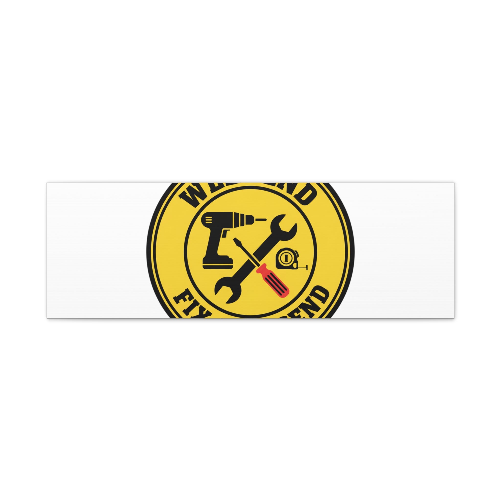 Weekend Fix-It Legend Canvas | DIY maker graphic, workshop tools