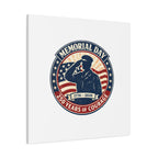 Memorial Day USA 250 Canvas, 1776–2026 Vintage Distressed Patriotic Print