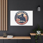 Memorial Day USA 250 Canvas, 1776–2026 Vintage Distressed Patriotic Print