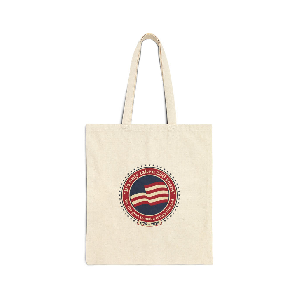 USA 250 Vintage Distressed Memorial Day Tote | 1776–2026 Americana