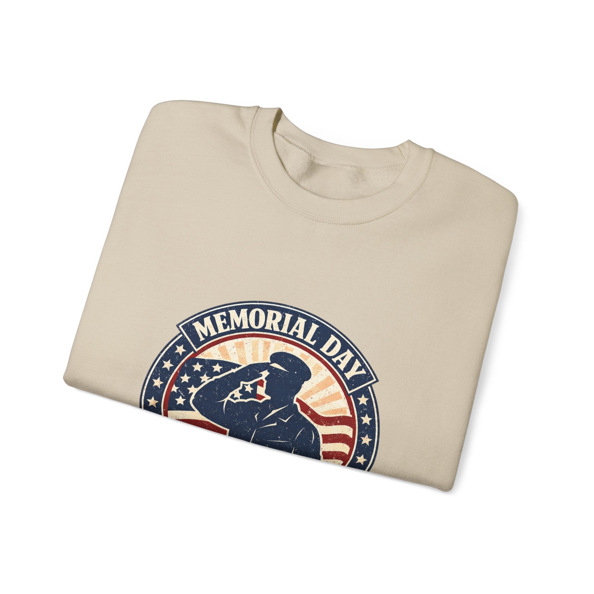 Memorial Day USA 250 Crewneck Sweatshirt | 1776–2026 Vintage Distressed Patriotic
