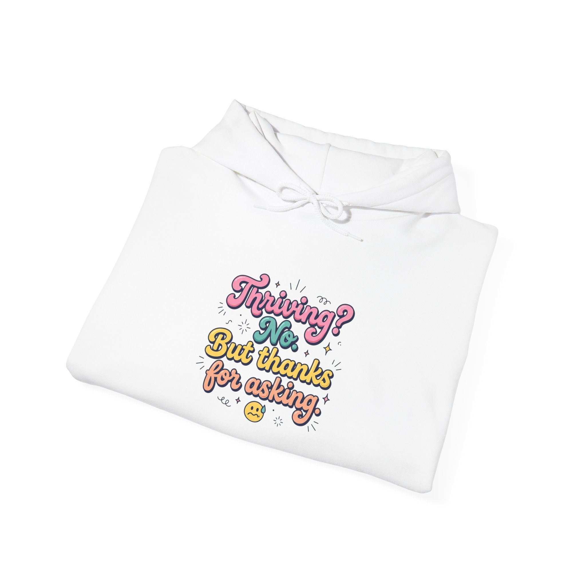 Anxious But Functioning Hoodie | mental health humor, retro wavy text