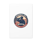Memorial Day USA 250 Canvas, 1776–2026 Vintage Distressed Patriotic Print