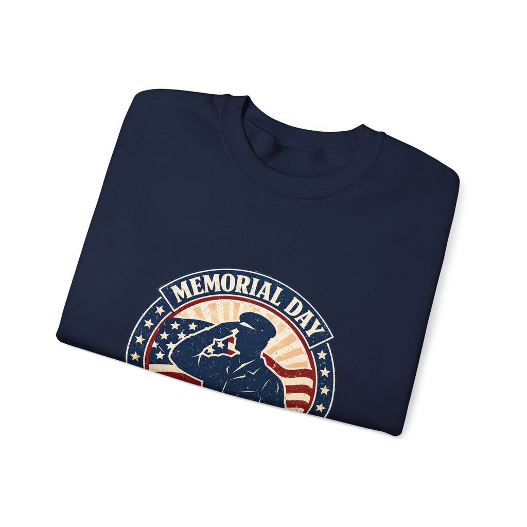 Memorial Day USA 250 Crewneck Sweatshirt | 1776–2026 Vintage Distressed Patriotic