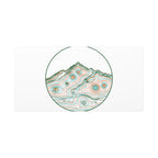 Topographic Contour Line Mountain Canvas, topographic map print | terrain poster