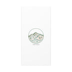 Topographic Contour Line Mountain Canvas, topographic map print | terrain poster