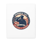 Memorial Day USA 250 Canvas, 1776–2026 Vintage Distressed Patriotic Print
