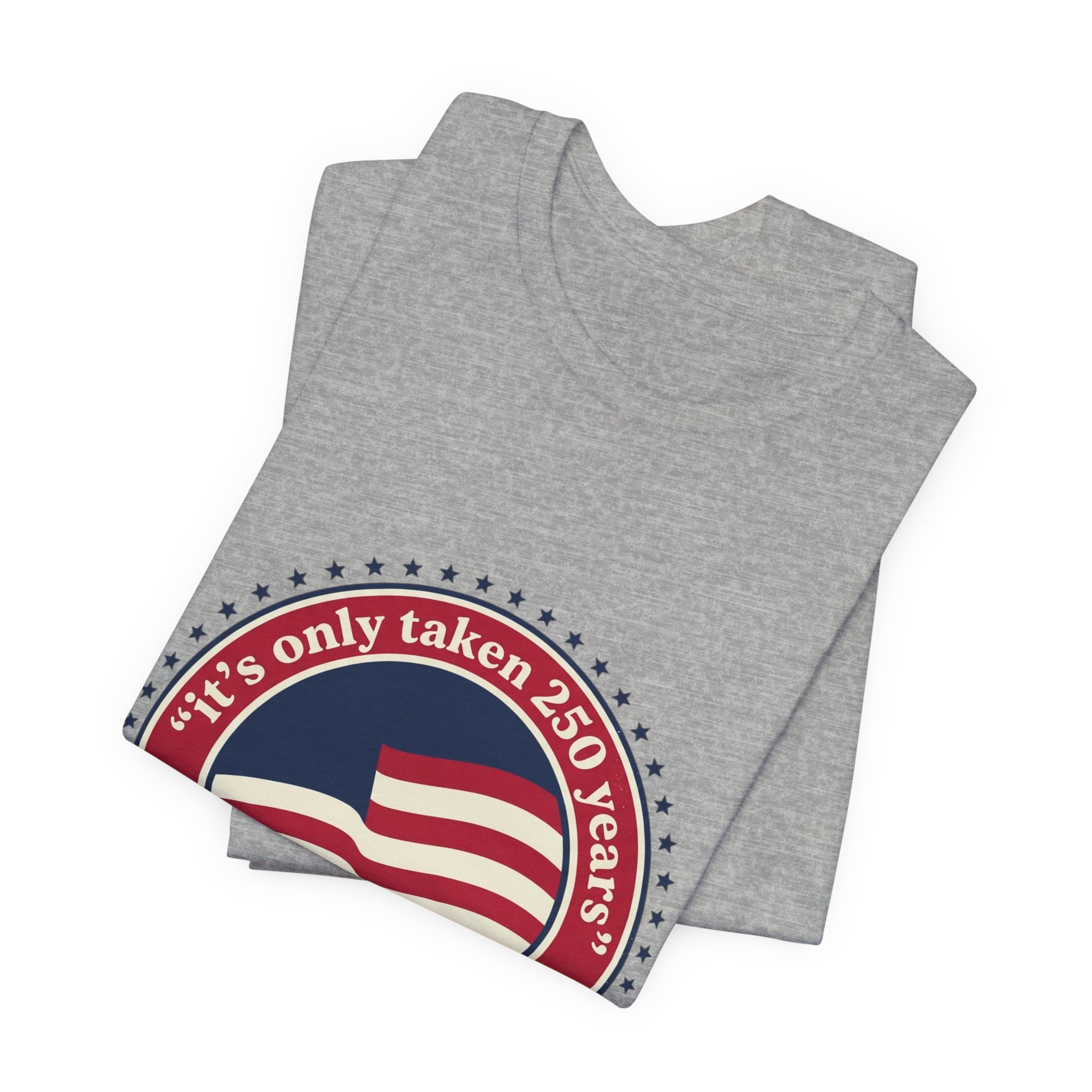 USA 250 Vintage Distressed Flag Tee | 1776–2026 Memorial Day