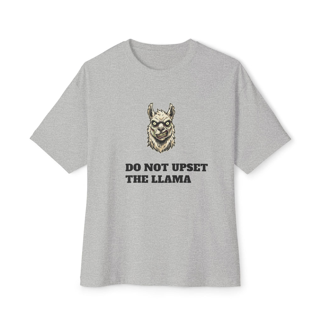 Do Not Upset the Llama Tee — Funny Llama Graphic Boxy T‑Shirt
