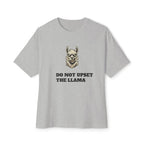 Do Not Upset the Llama Tee — Funny Llama Graphic Boxy T‑Shirt