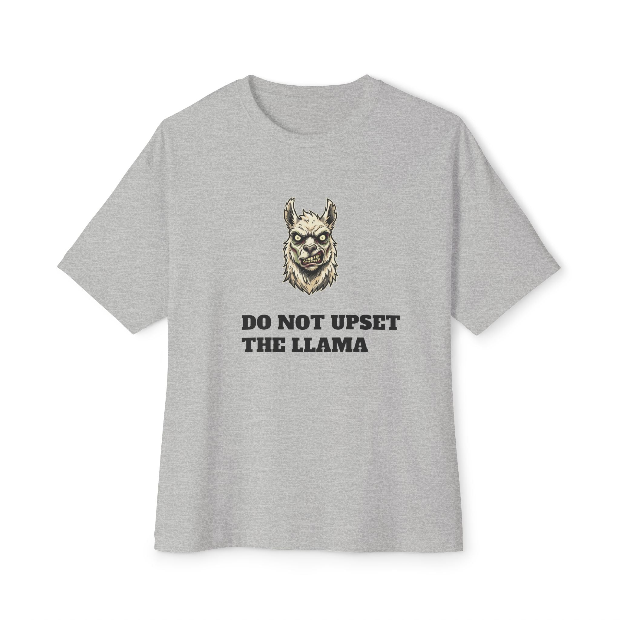Do Not Upset the Llama Tee — Funny Llama Graphic Boxy T‑Shirt