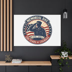 Memorial Day USA 250 Canvas, 1776–2026 Vintage Distressed Patriotic Print