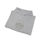 Topographic Contour Mountain Hoodie | topographic map print, contour line design