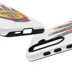 Hands Off Phone Case — Bold Geometric Palm Graphic