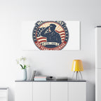 Memorial Day USA 250 Canvas, 1776–2026 Vintage Distressed Patriotic Print