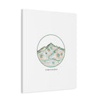 Topographic Contour Line Mountain Canvas, topographic map print | terrain poster