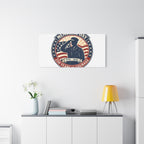 Memorial Day USA 250 Canvas, 1776–2026 Vintage Distressed Patriotic Print